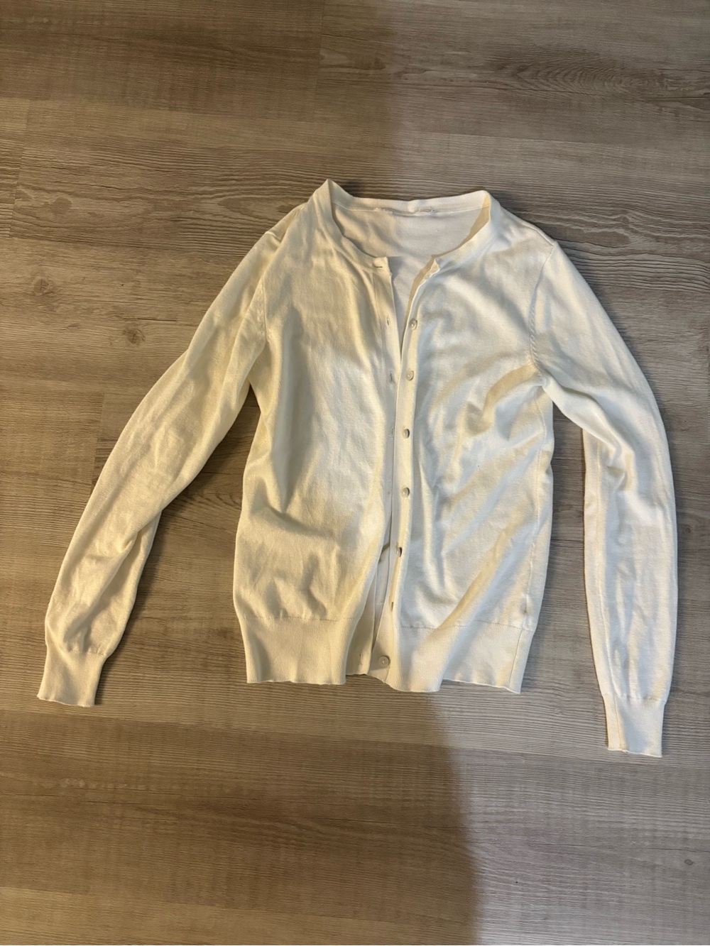NWOT H&M Cream Soft Knit Cardigan